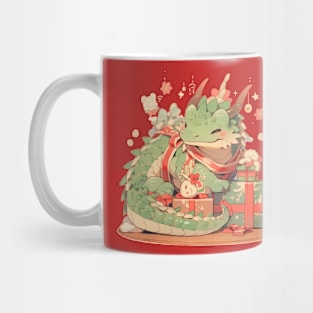 Happy little xmas dragon Mug